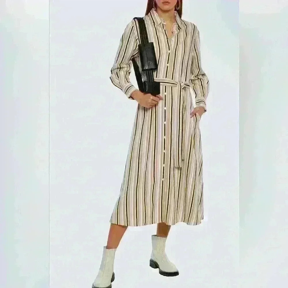 Chinti and Parker Belted Maxi Dress